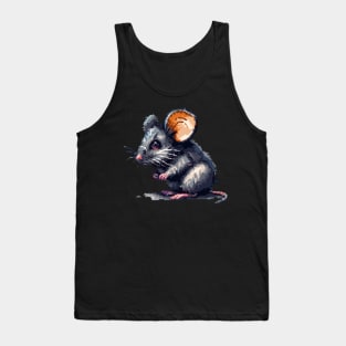 Mouse in Pixel Form Tank Top